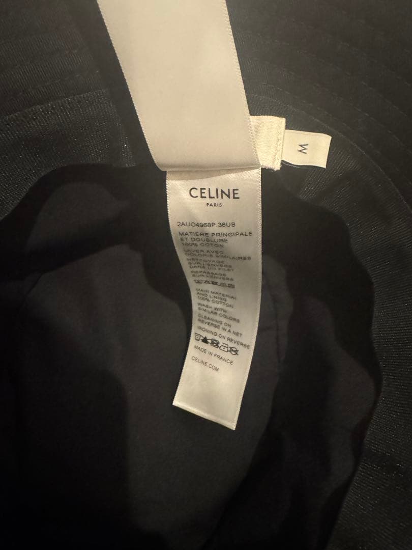 CELINE バケットハット ブラック M