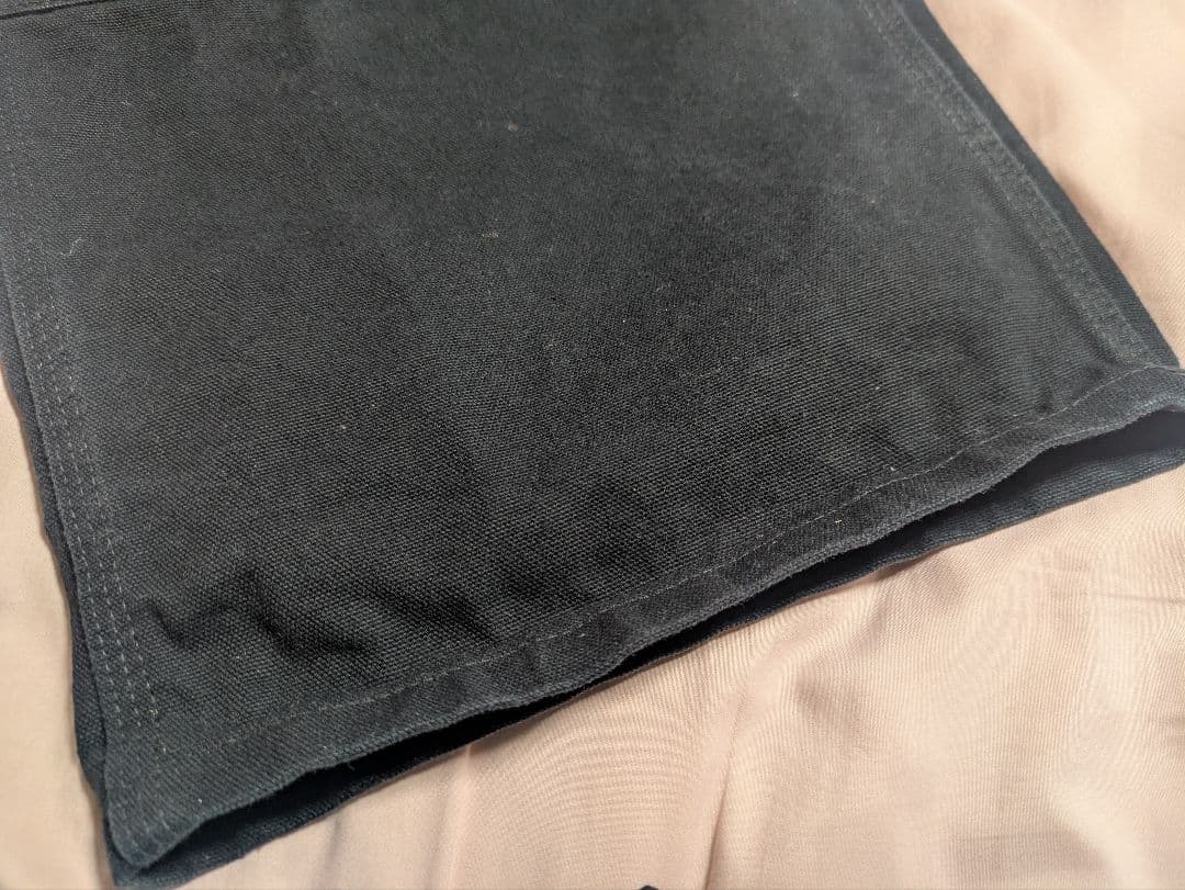 Carhartt 黒デニムオーバーオール 42×30