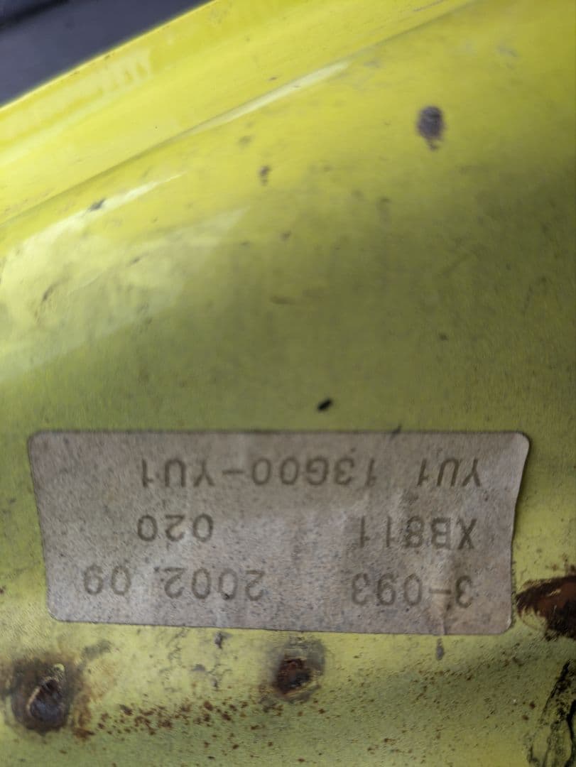 VanVan イエロータンク