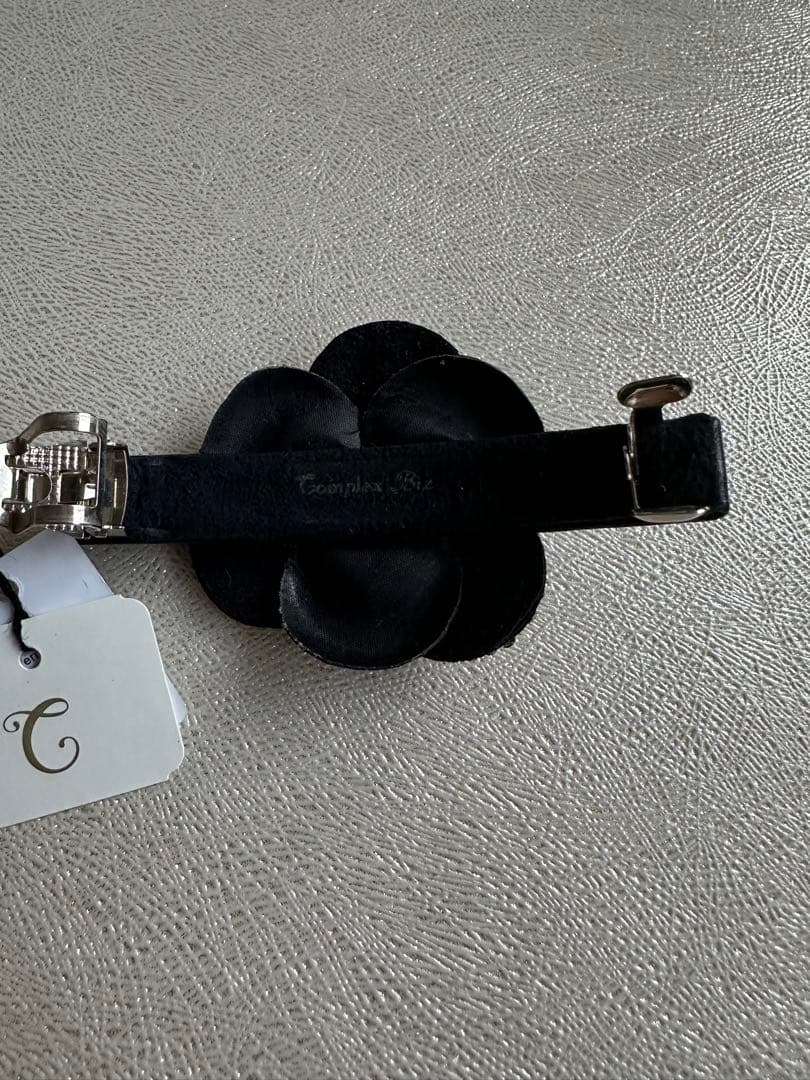 新品未使用　ComplexBizコンプレックスビズスワロフスキー　バレッタ