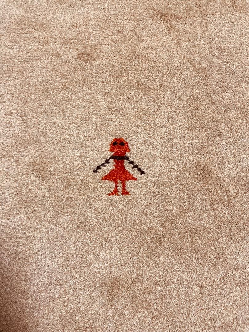 ギャッベ大判期間3Ｗ美品ペルシャ絨毯