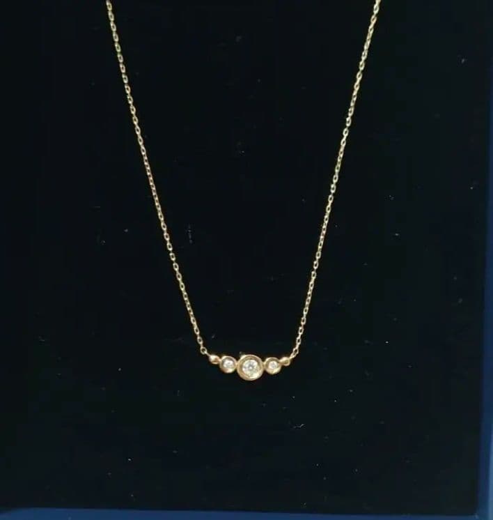 7*3様 festaria フェスタリア K10YG ダイヤモンド ネックレス