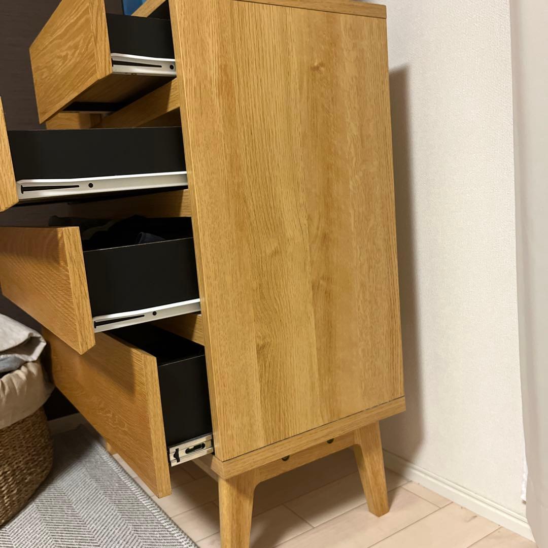 【美品】イッセイキ　オークチェスト　ISSEIKI