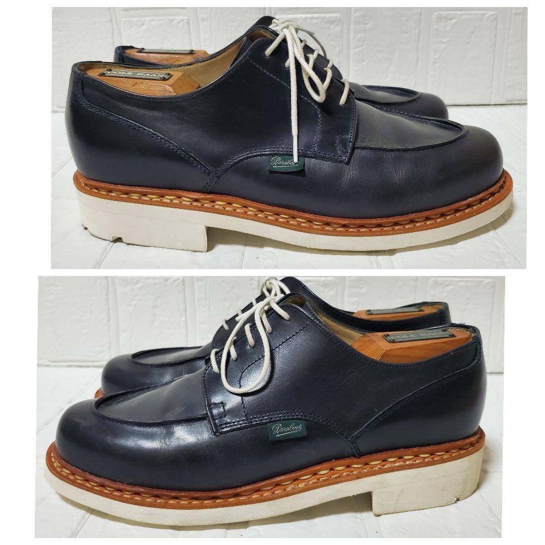 極美品 パラブーツ シャンボード ネイビー サイズ違い(25.5 24.5)