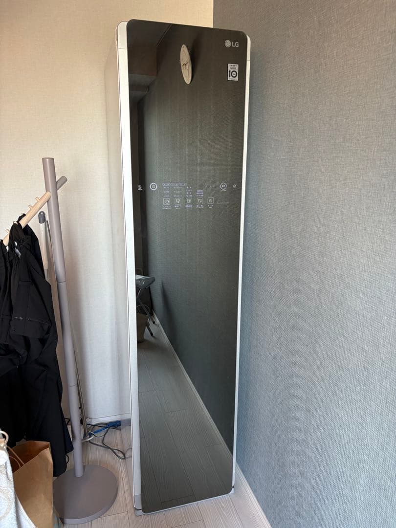 LG styler スチームウォッシュ&ドライ除菌消臭 ミラー S3MF