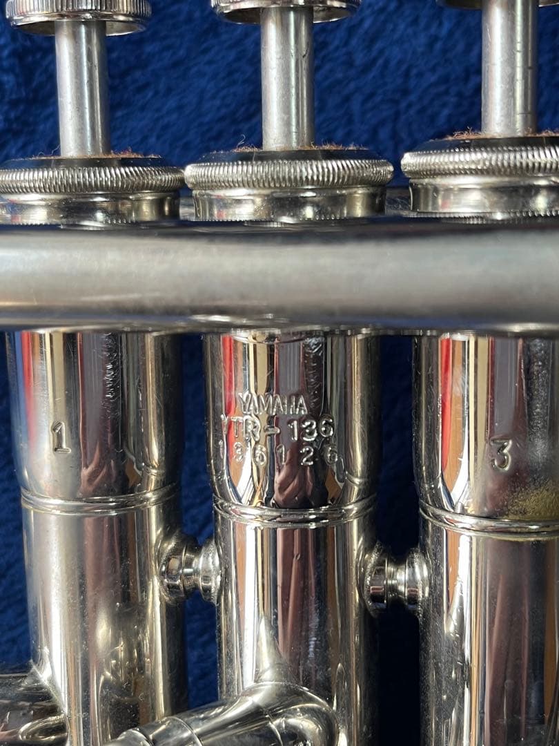 YAMAHA トランペット　YTR-136 ケース付き　シルバー