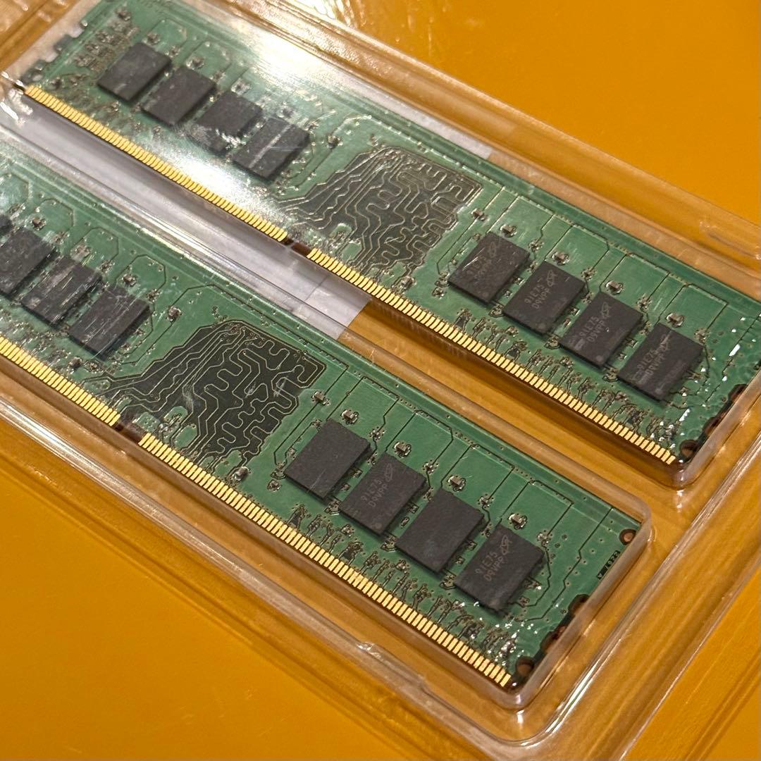crucial 16GB DDR4 2枚セット
