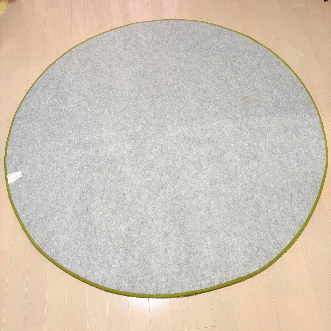 Prevell 高級ナイロン100% ジャスパー 200cm円形ラグ パイル