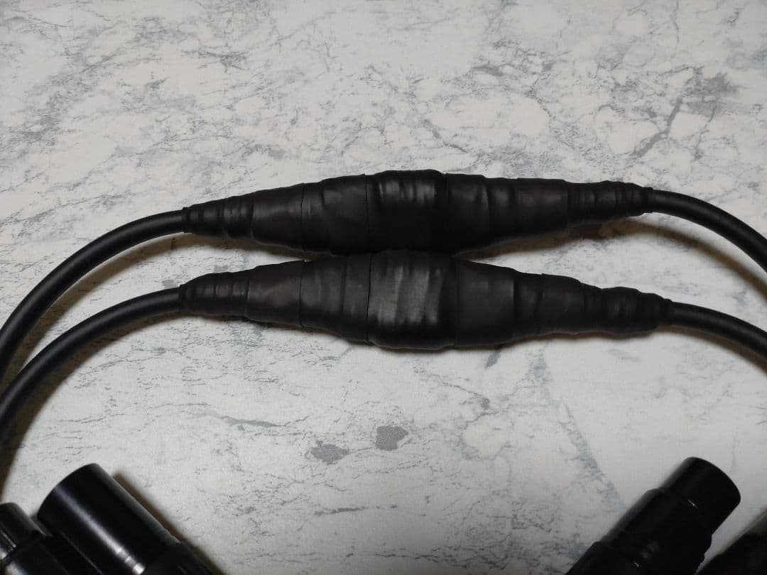 【新作】140段式カタパルト搭載　XLRケーブル ペア　約1.5m