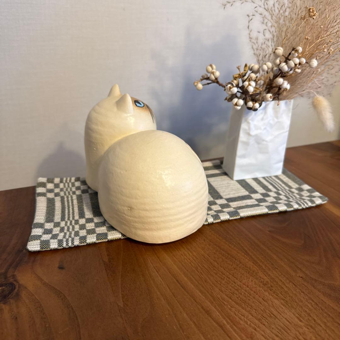 新品リサラーソン　マイ　ホワイト　ブラウンフェイス