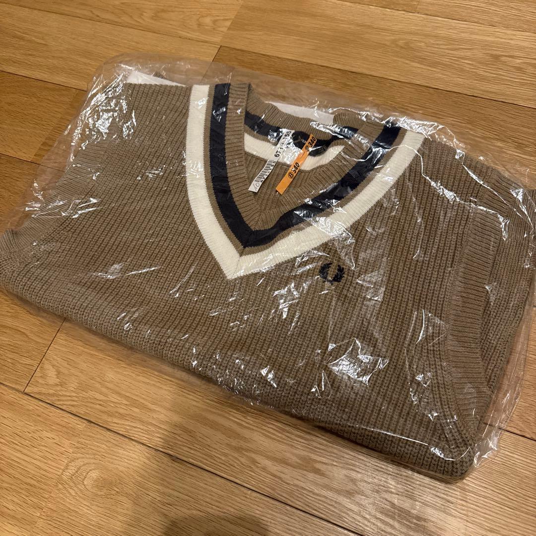 FRED PERRY × Ray BEAMS / 別注 チルデン ニット ベスト