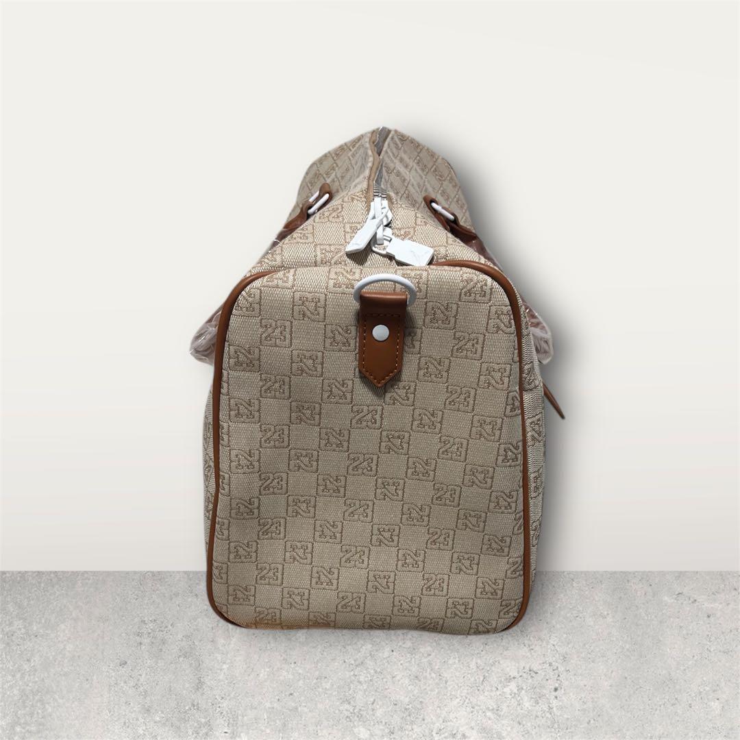 ジョーダン　モノグラム ボストンバッグ　ベージュ　未使用