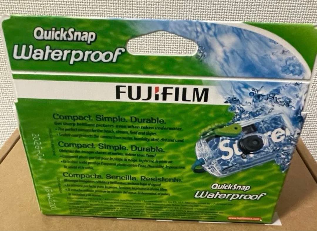 新品未使用Supreme Fuji Film Waterproof Camera
