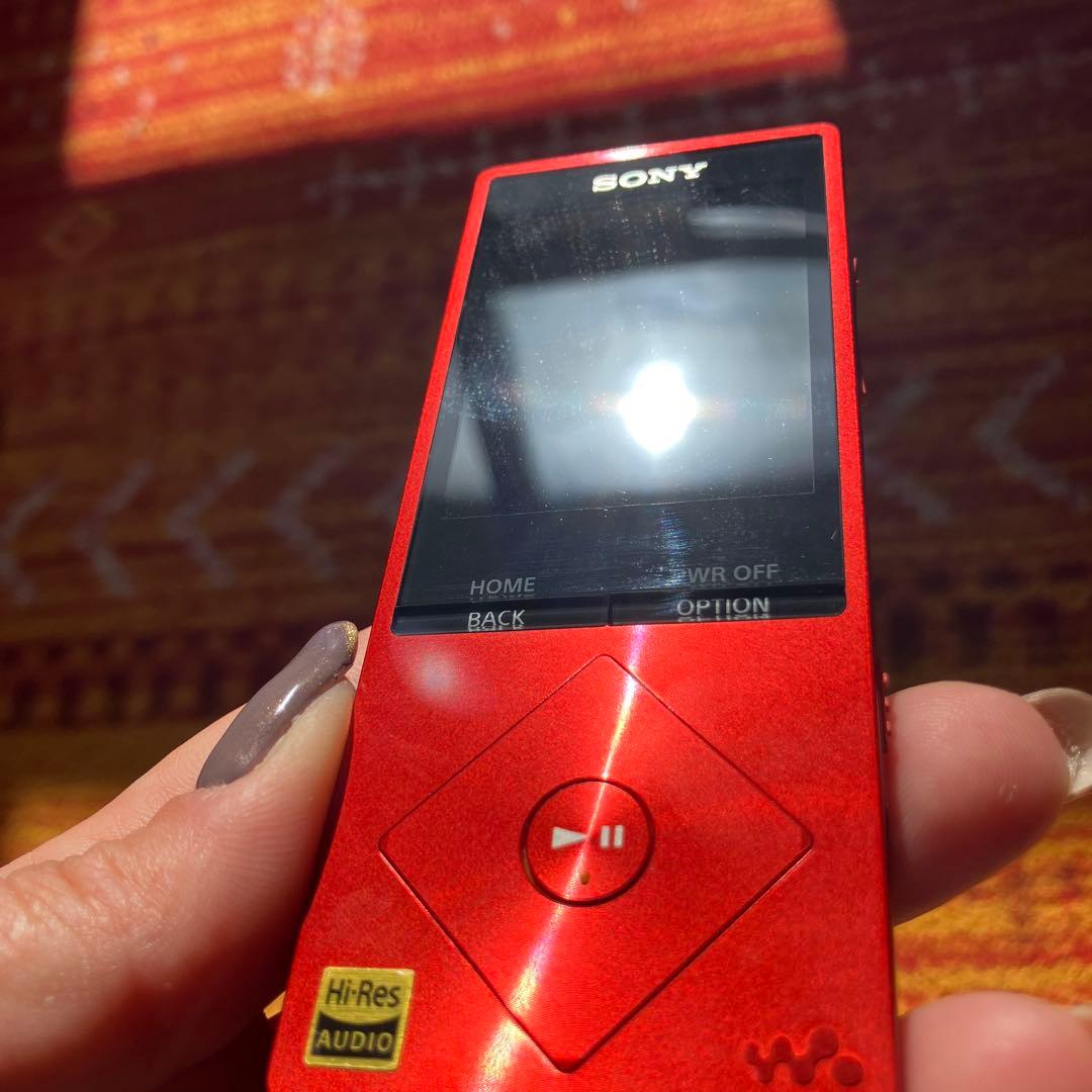 SONY ウォークマン レッド ハイレゾ対応　美品