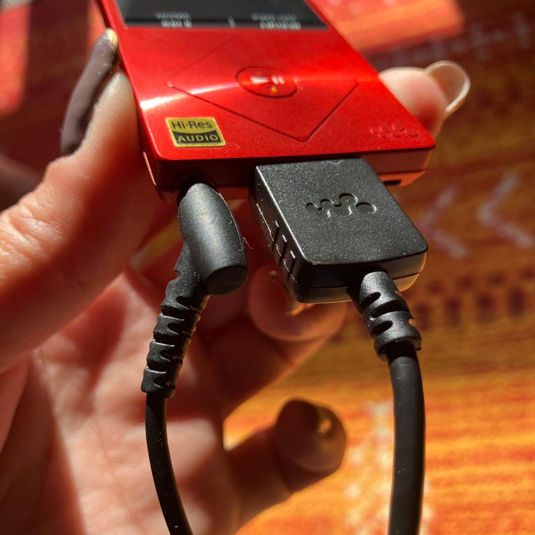 SONY ウォークマン レッド ハイレゾ対応　美品