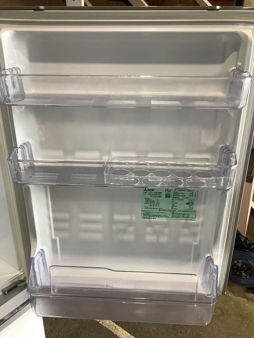 【大人気】三菱 3ドア冷蔵庫 MR-C34Z-W 335L 2016年製