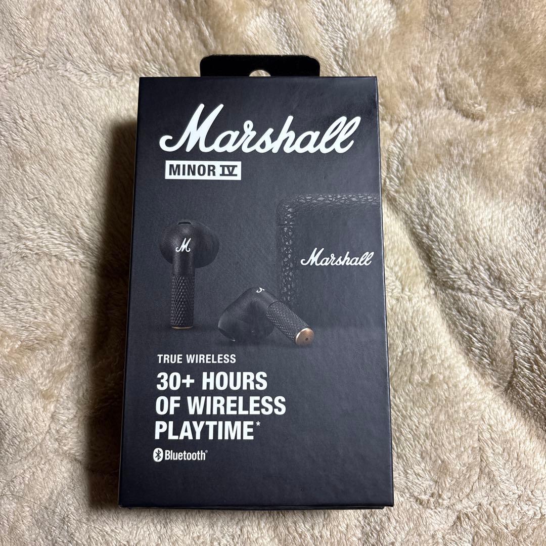 ［新品未開封］早い者勝ち　Marshall Minor IV ワイヤレスイヤホン