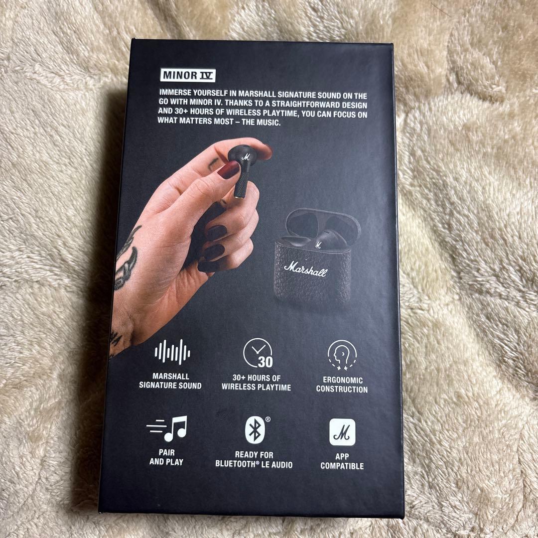 ［新品未開封］早い者勝ち　Marshall Minor IV ワイヤレスイヤホン