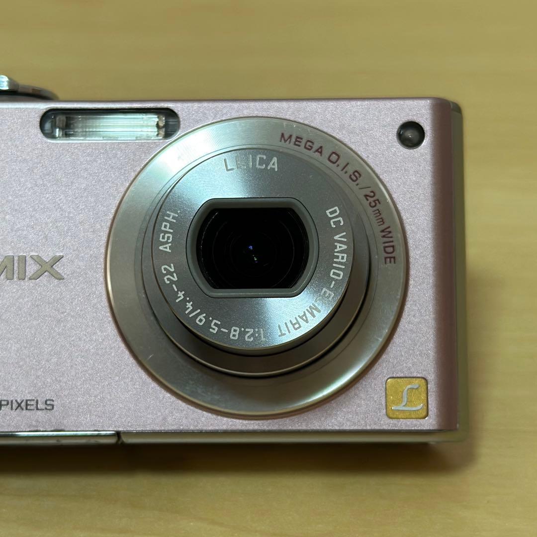 【動作品】Panasonic LUMIX DMC-FX40 ピンク 箱あり完品