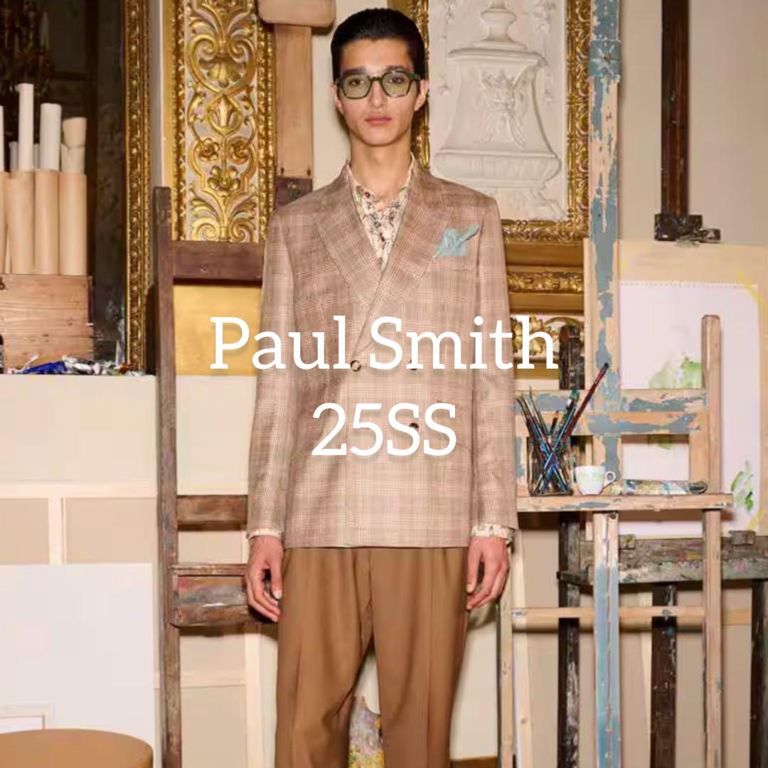 7*d様 レア　ポールスミス　25SS ファンシーチェック　ダブルブレストジャケ