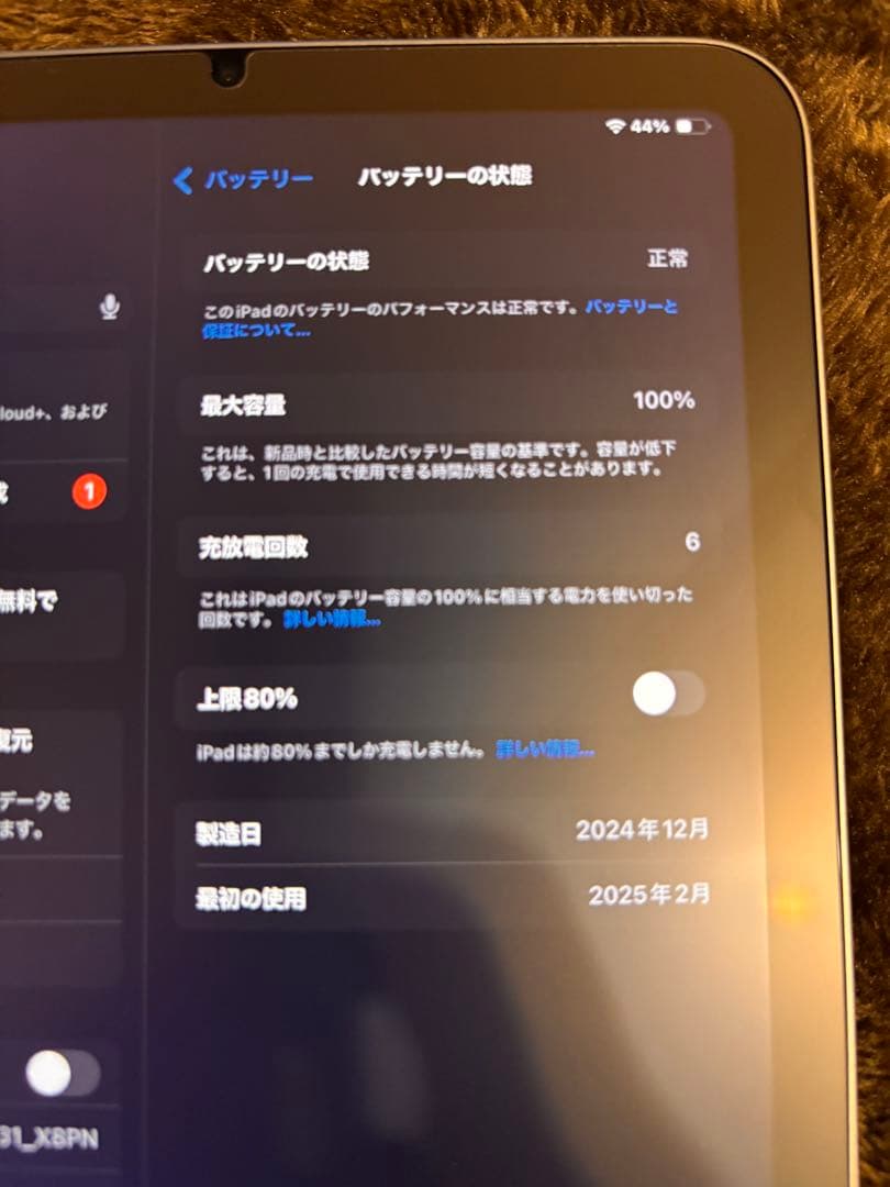iPad mini (第7世代) 128GB Wi-Fi 本体※その他付属品あり