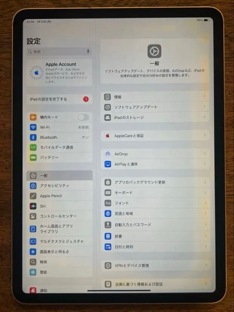 Apple iPad Pro 第一世代　シルバー 本体