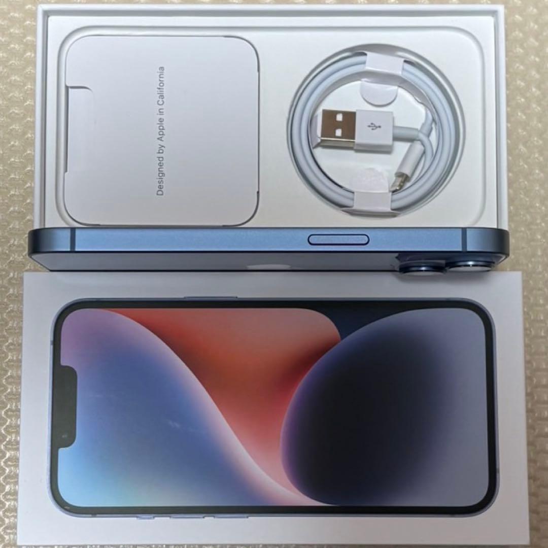 ほぼ新品バッテリー容量100% iPhone14 128GB SIMフリー 本体