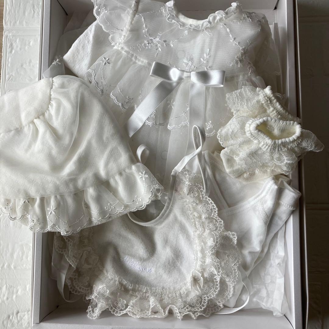 ミキハウス*お宮参り•退院　ベビードレスセット