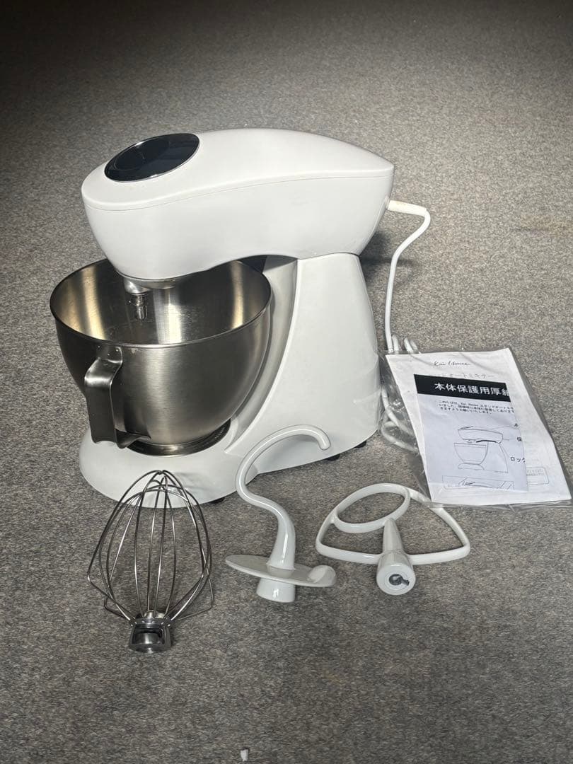 貝印　スタンドミキサー　DL-7523 ホワイト【未使用に近い】
