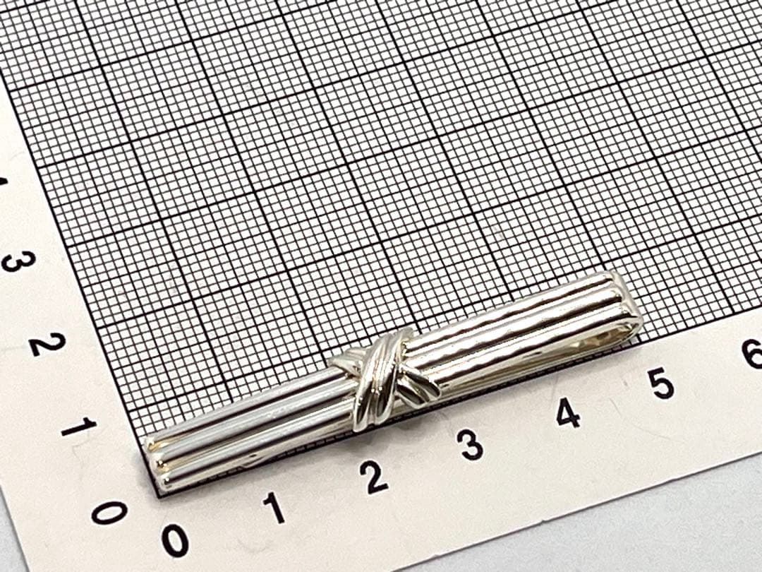 c828 美品　ティファニー　1992 シグネチャー　ネクタイピン　925