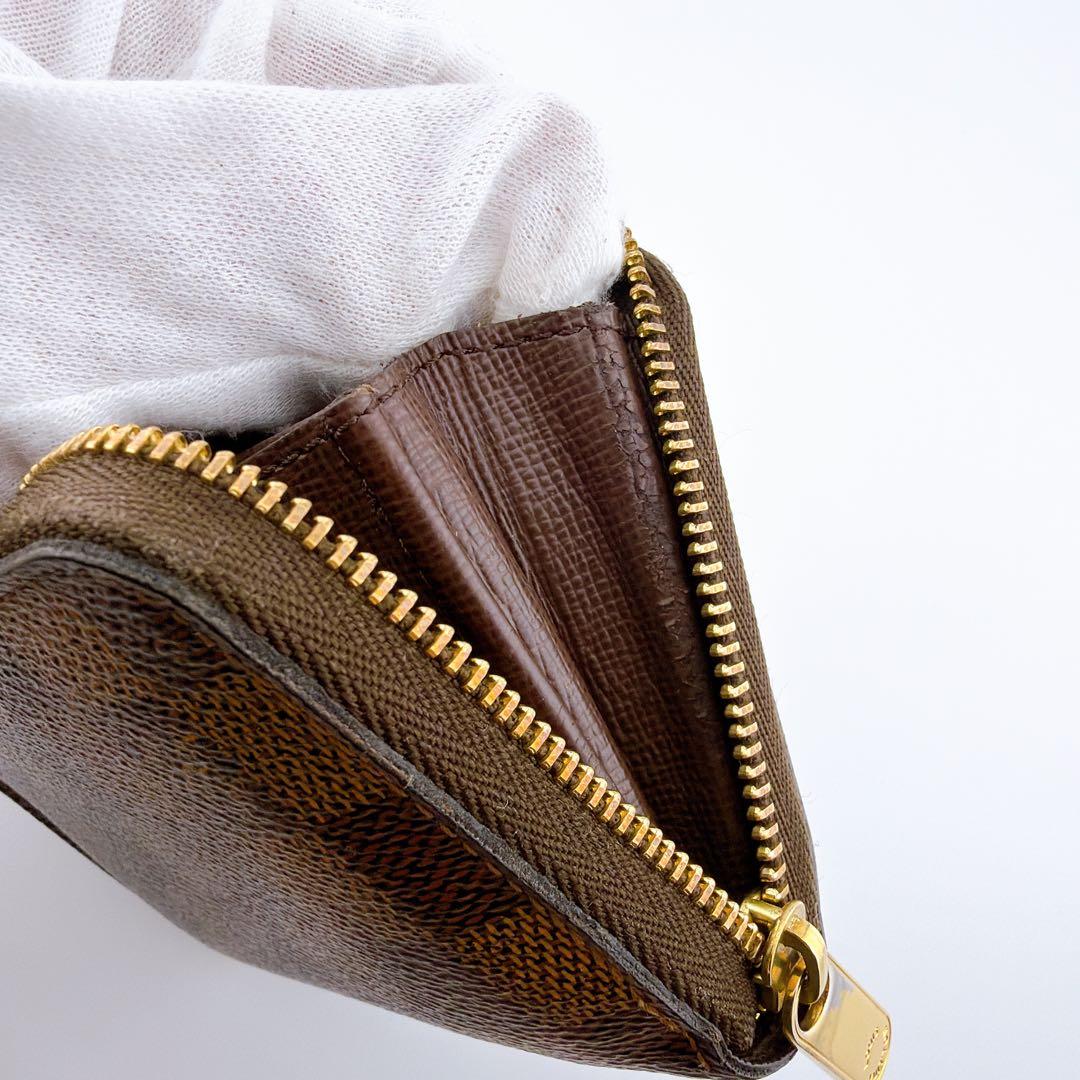 【美品】ルイヴィトン ダミエ ジッピーパース エベヌ 小銭入れ