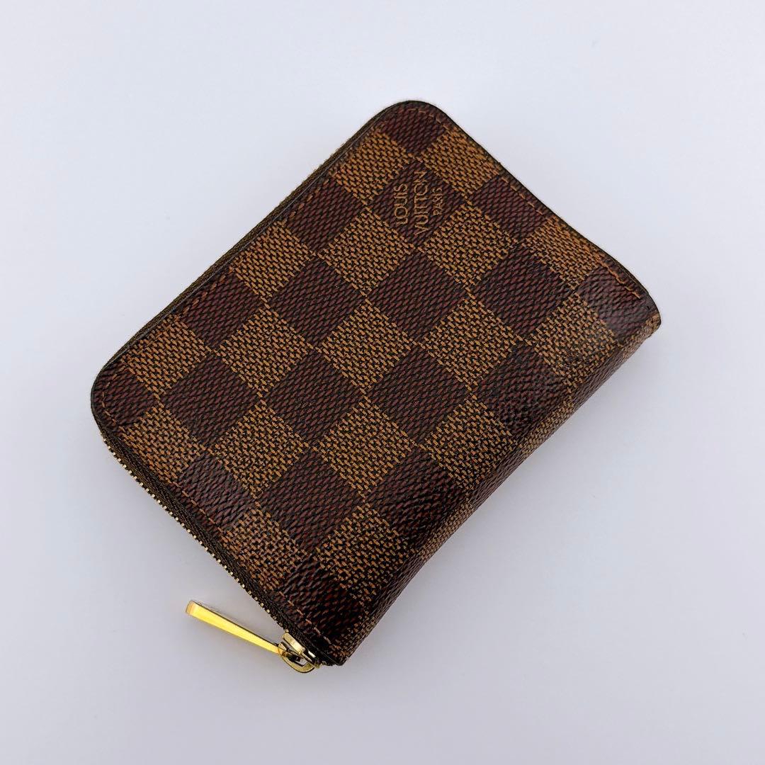 【美品】ルイヴィトン ダミエ ジッピーパース エベヌ 小銭入れ