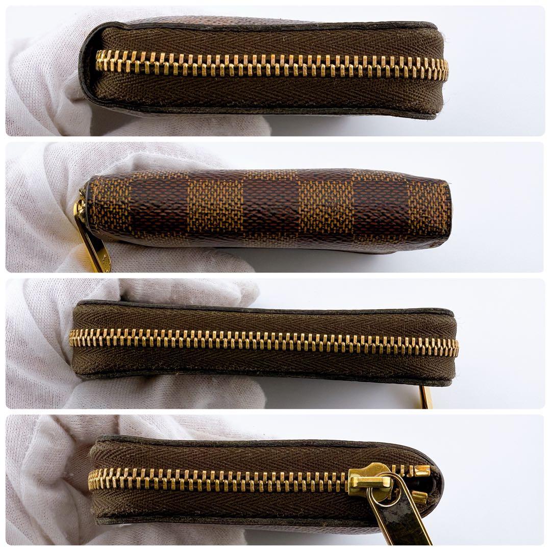 【美品】ルイヴィトン ダミエ ジッピーパース エベヌ 小銭入れ