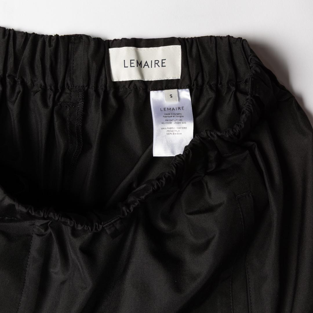パンツ LEMAIRE RELAXED PANTS BLACK sizeS