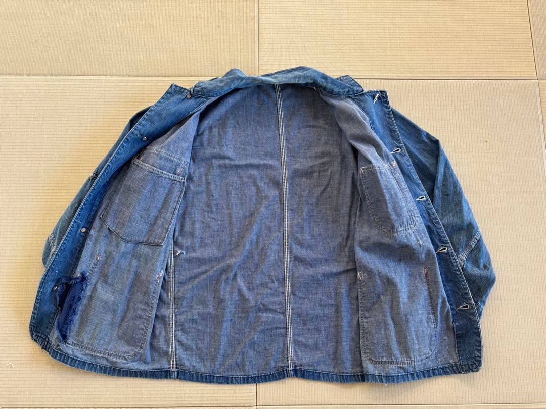 ビッグマックデニムカバーオールBIGMACオアスロウシアーズラングラー