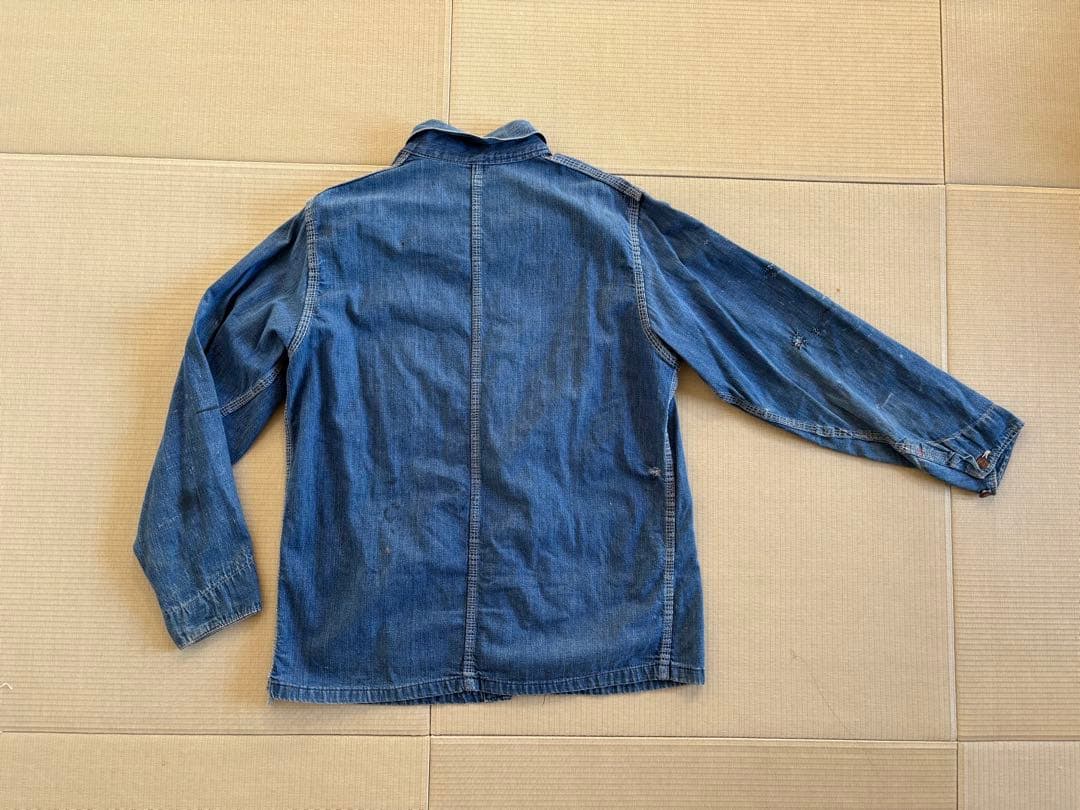 ビッグマックデニムカバーオールBIGMACオアスロウシアーズラングラー