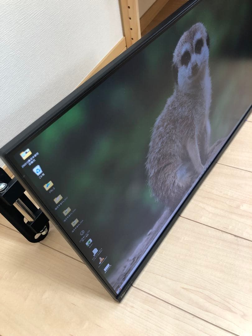 IO-DATA 高解像度LEDディスプレイLCD-MQ241XDB ＋壁掛アーム