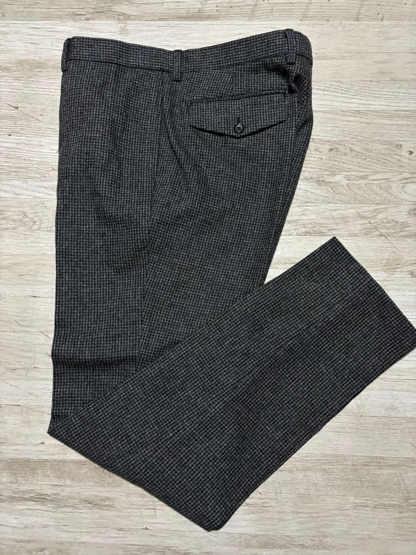 マーガレットハウエル　ツイード　テーパードスラックス　美品　XL W90