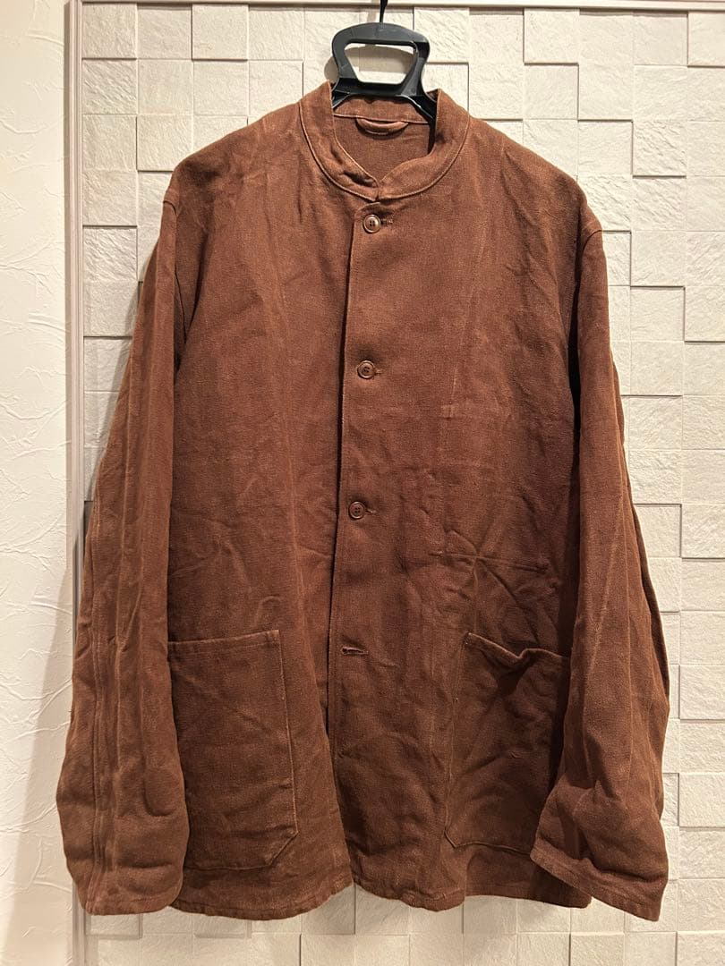 コモリ HEMP DUCK STAND COLLAR JACKET 3