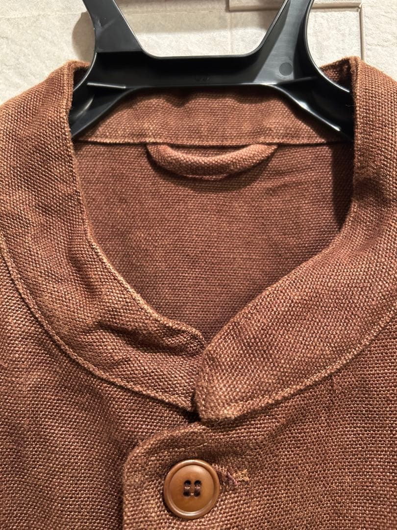 コモリ HEMP DUCK STAND COLLAR JACKET 3