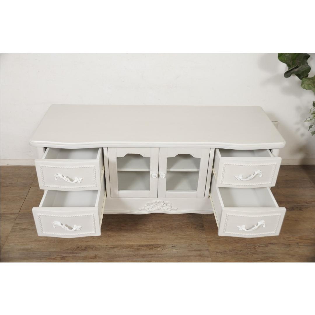 【新品】ハンプトンシリーズ リビングボード　テレビ台　姫系　アウトレット