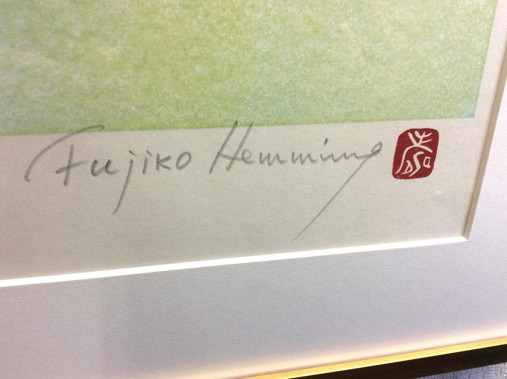 南の風様　フジ子・ヘミング 「猫十態～クリコ」直筆サイン　69/200