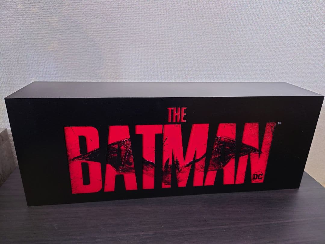 【美品】ザ・バットマン THE・BATMAN ロゴライトボックス ホットトイズ