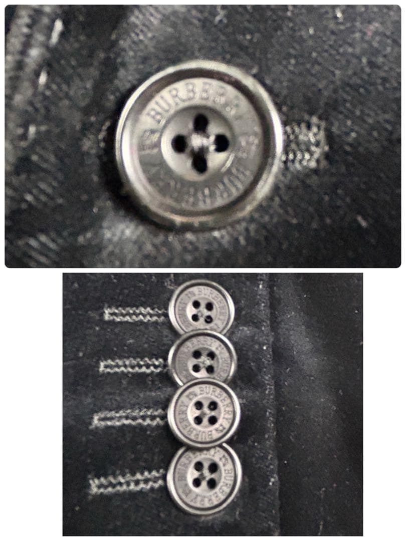 極美品 バーバリーブラックレーベル ベロアテーラードジャケット ノバチェック L