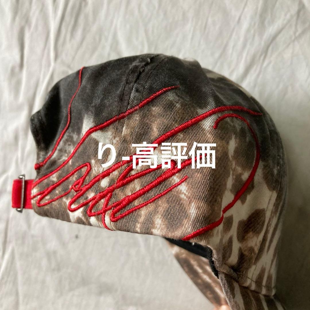 Mowalola ヒョウ柄 キャップ