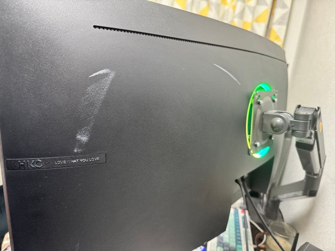 HKC 湾曲モニターMG34A4Q 3440x1440 120Hz モニター