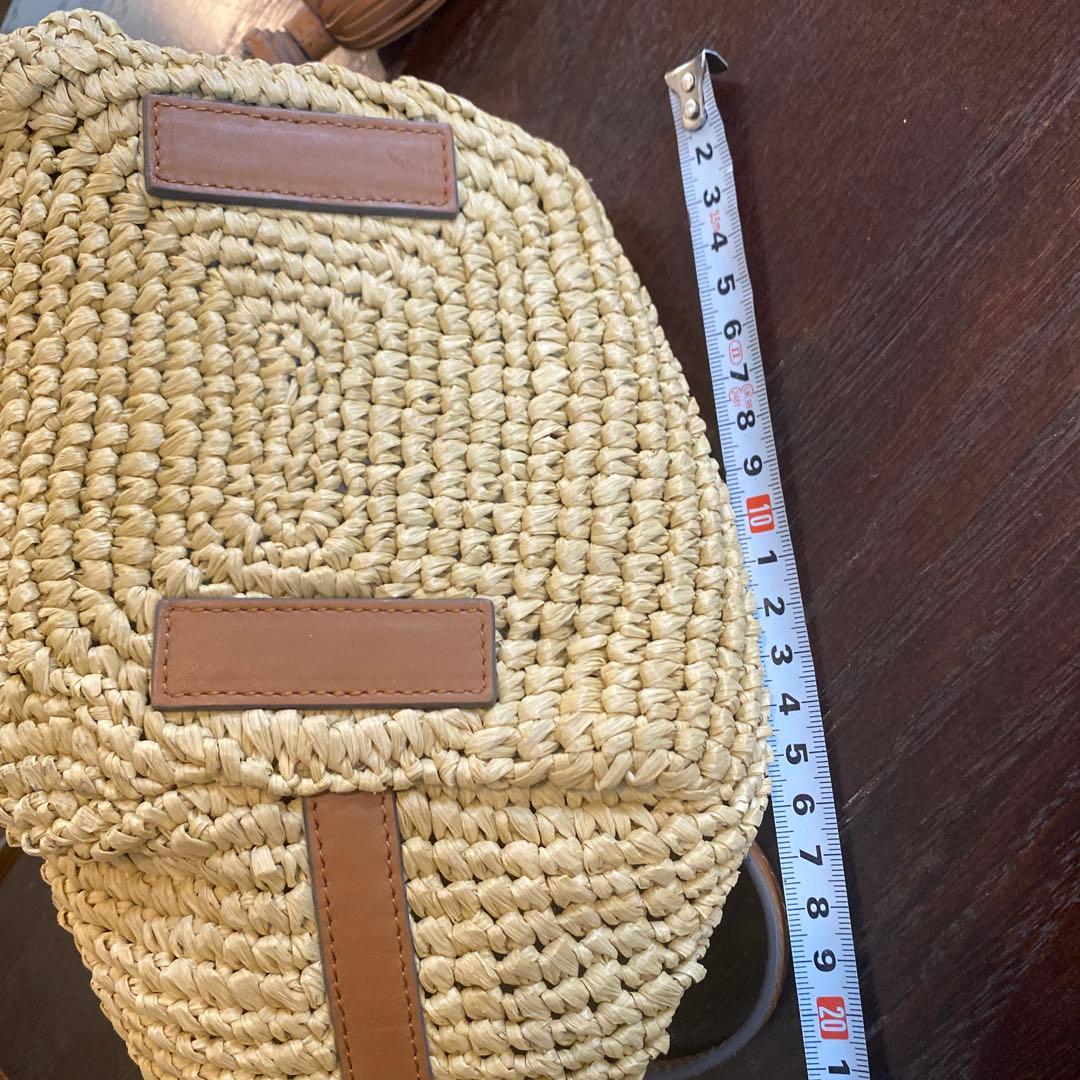 ANYA HINDMARCH ベージュ かごバッグ美品