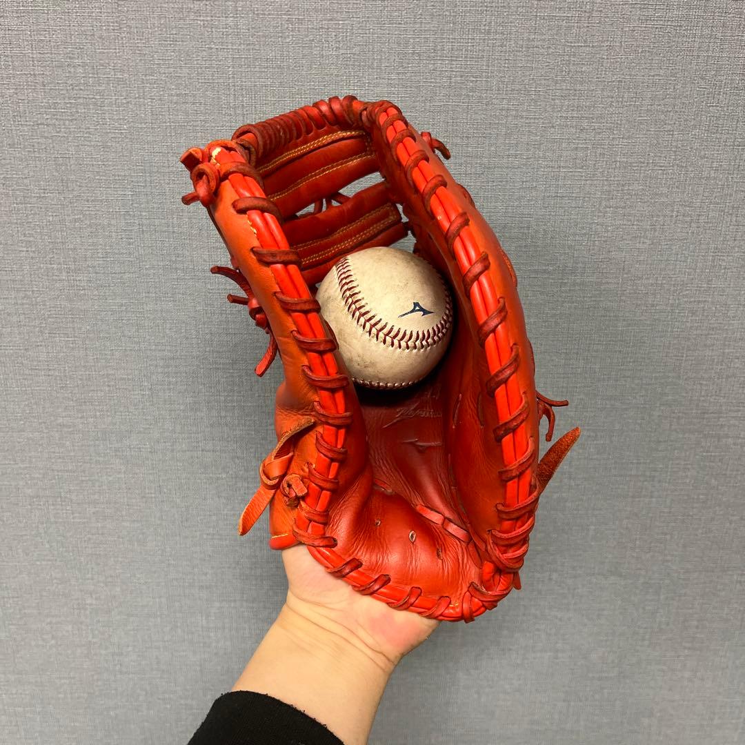 1217 ミズノ セレクトナイン 山川モデル 型抜群 軟式少年 ファーストミット