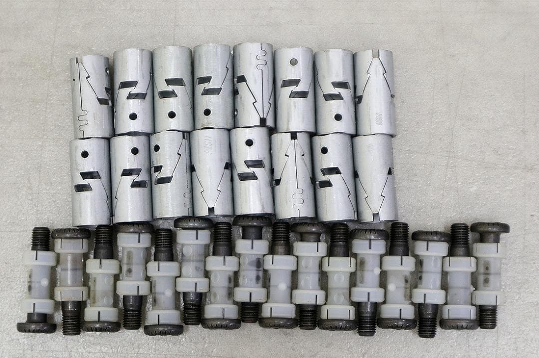 2 ハラーシステム 純正 パイプ チューブ 73cm 8本 コネクター 16個