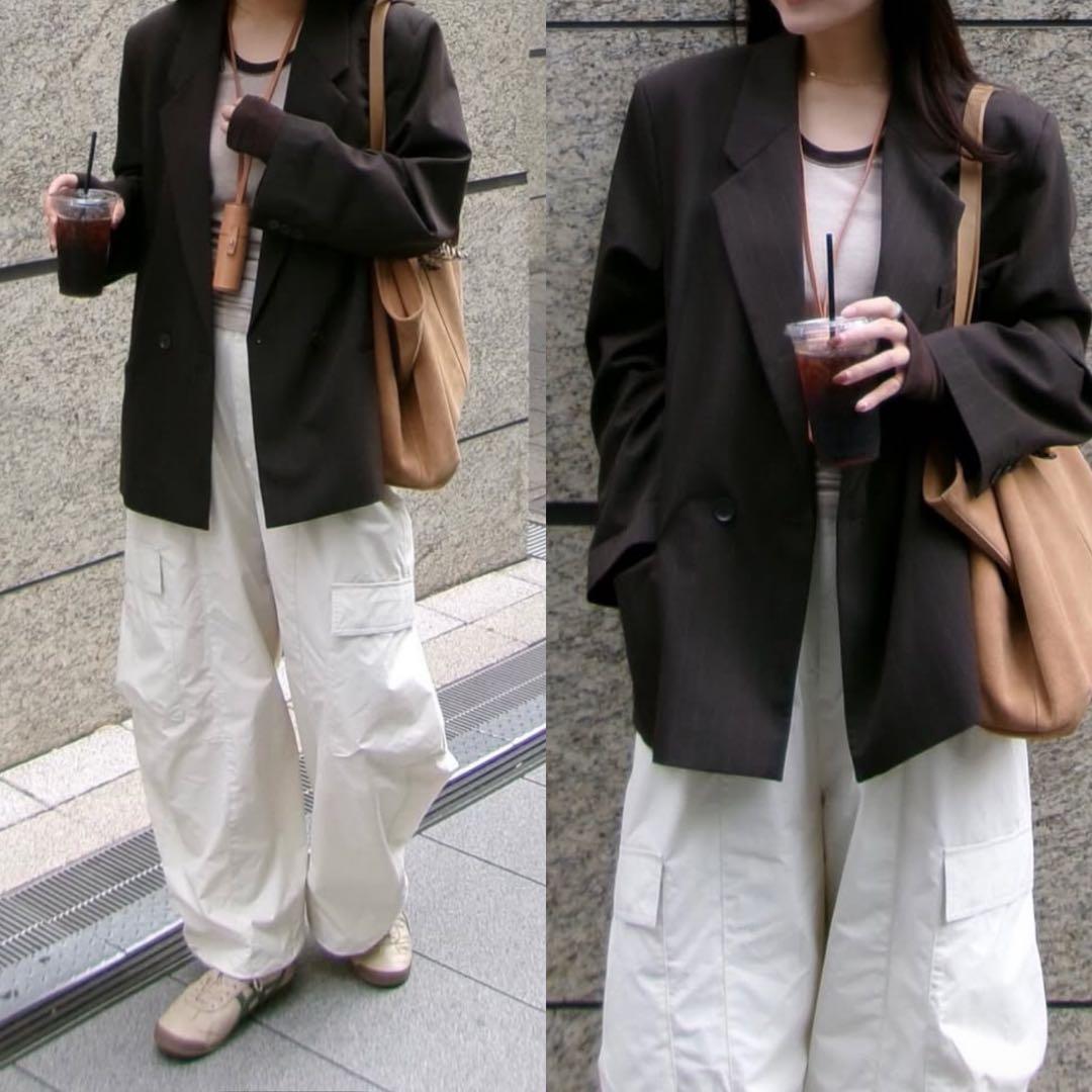 ETRE TOKYO 25AW ソフトフライスラグランロンTee ブラウン